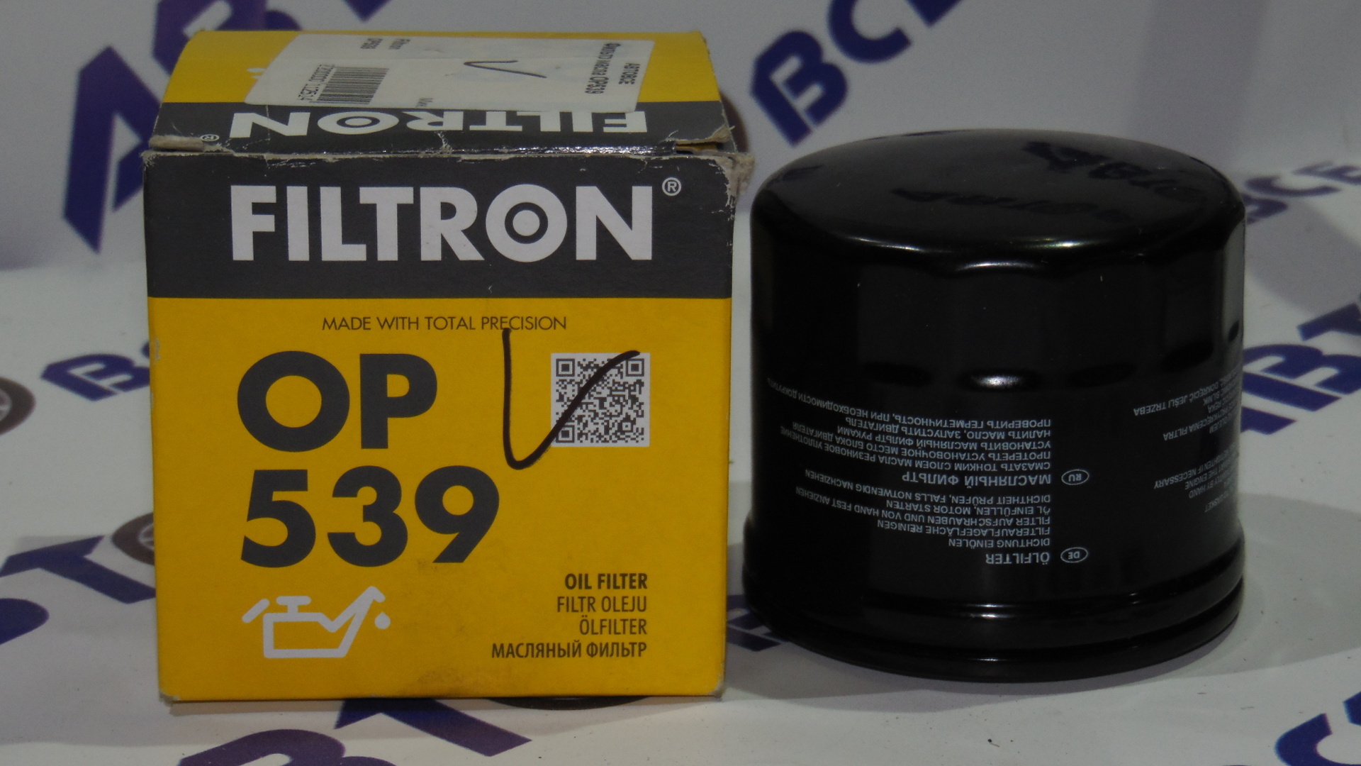 Фильтр масла OP539 FILTRON